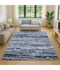 Addison Mayfield Purple AMF2126 2ft. 3in. x 7ft. 6in. Rect. Rug