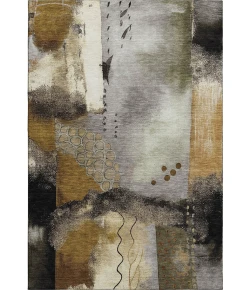 Addison Mayfield Brown AMF2127 - 8ft. Round Rug