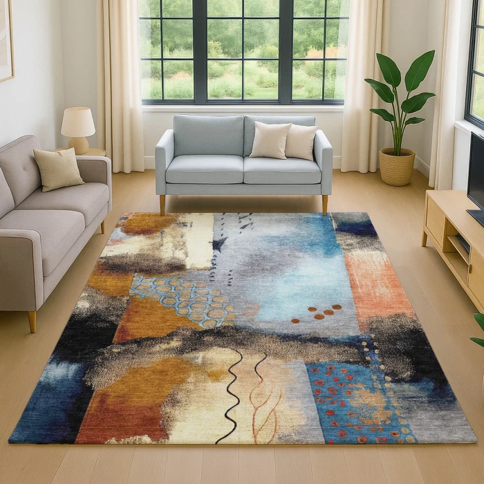 Addison Mayfield Orange AMF2127 9ft. x 12ft. Rect. Rug