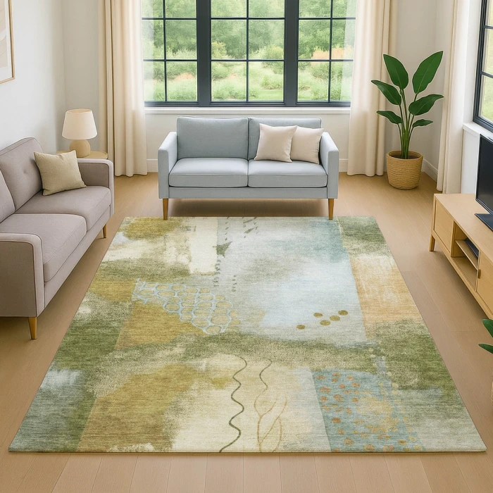 Addison Mayfield Green AMF2127 9ft. x 12ft. Rect. Rug