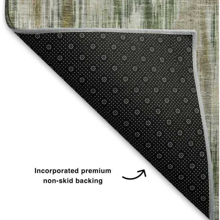 Addison Mayfield Brown AMF2129 - 8ft. Round Rug