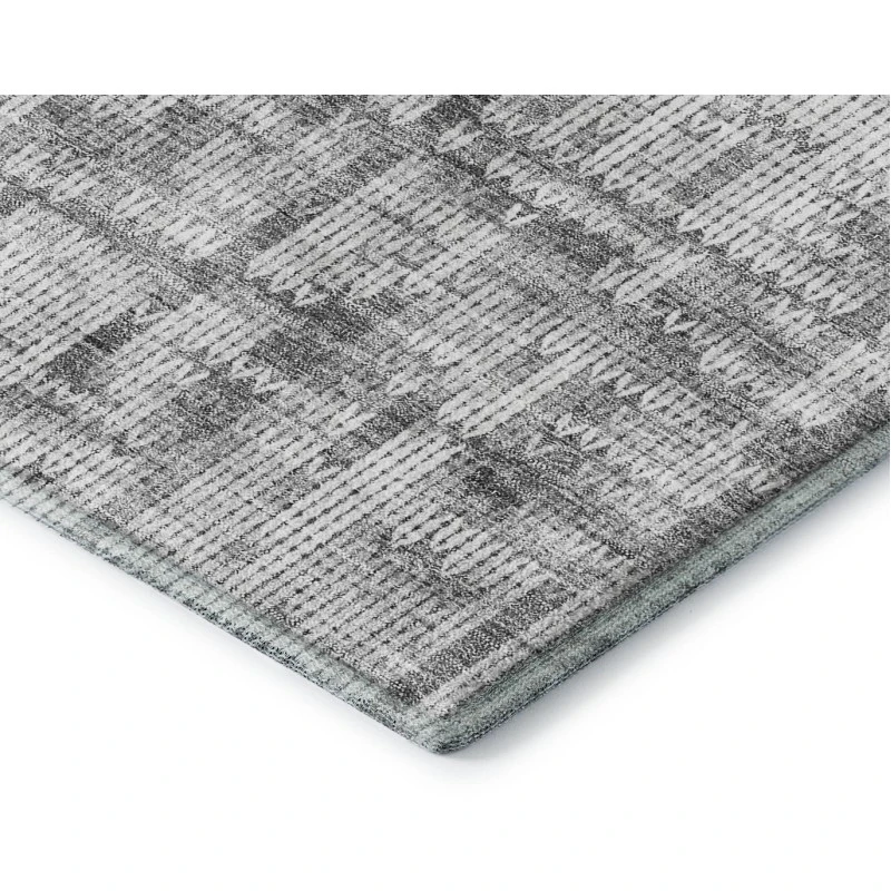 Addison Mayfield Gray AMF2130 - 8ft. Round Rug