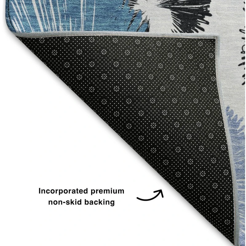 Addison Mayfield Blue AMF2132 - 8ft. Round Rug