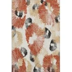 Addison Mayfield Orange AMF2132 - 8ft. Round Rug