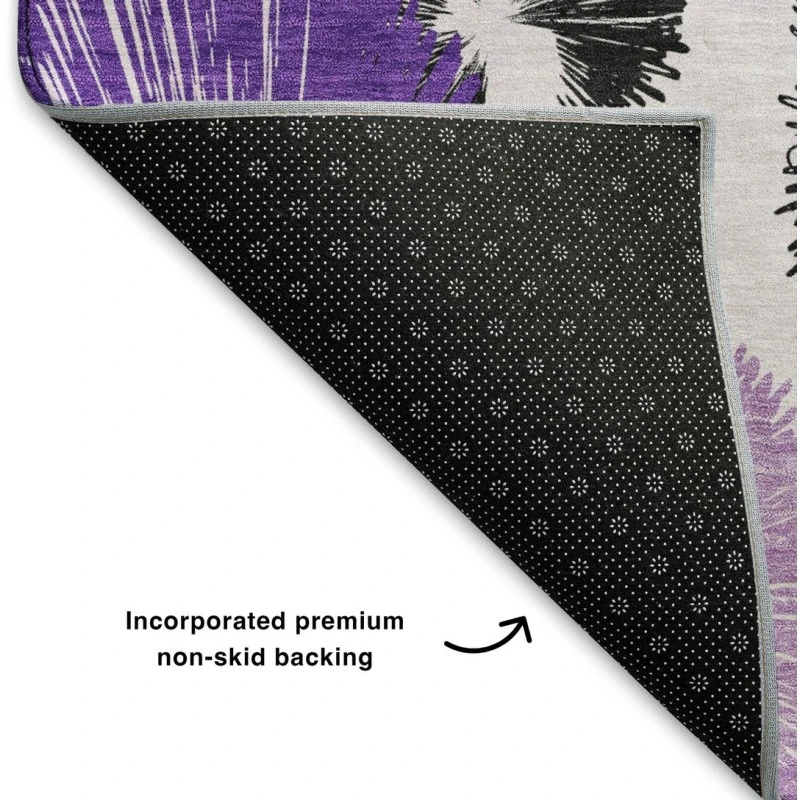 Addison Mayfield Purple AMF2132 - 8ft. Round Rug
