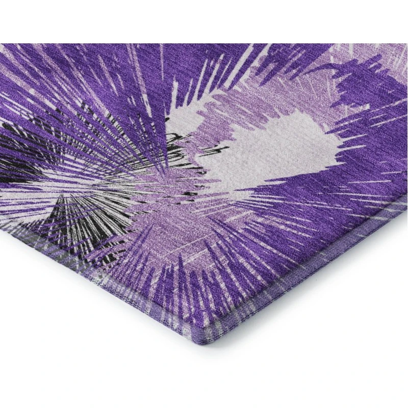 Addison Mayfield Purple AMF2132 - 8ft. Round Rug