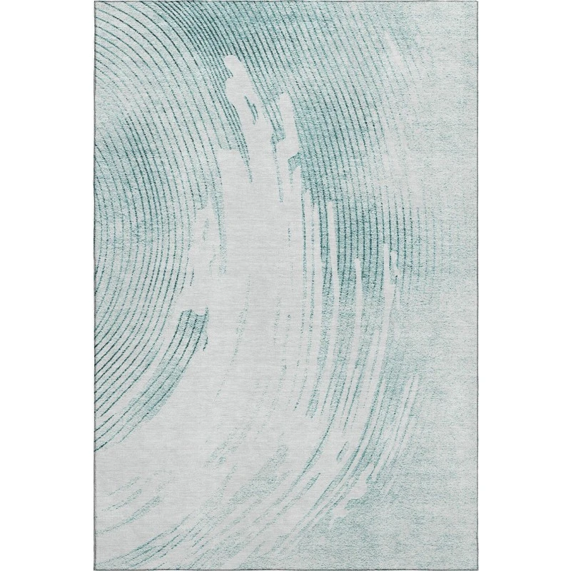 Addison Mayfield Teal AMF2133 - 8ft. Round Rug