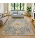Addison Mayfield Blue AMF2136 - 8ft. Round Rug