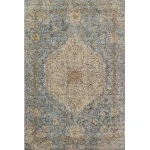 Addison Mayfield Blue AMF2136 - 8ft. Round Rug