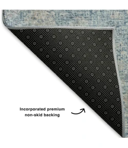 Addison Mayfield Blue AMF2136 - 8ft. Round Rug