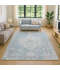 Addison Mayfield Blue AMF2136 - 8ft. Round Rug