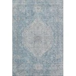 Addison Mayfield Blue AMF2136 - 8ft. Round Rug