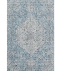Addison Mayfield Blue AMF2136 - 8ft. Round Rug