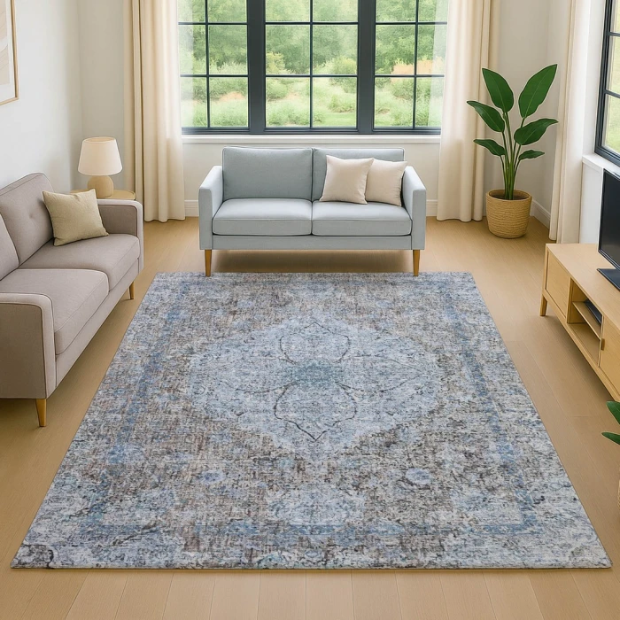 Addison Mayfield Gray AMF2136 5ft. x 7ft. 6in. Rect. Rug