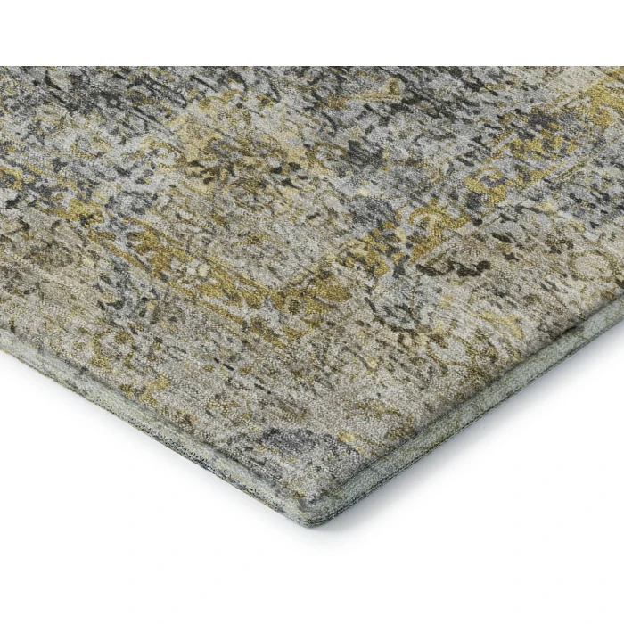Addison Mayfield Gray AMF2136 - 8ft. Round Rug