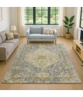 Addison Mayfield Gray AMF2136 - 8ft. Round Rug