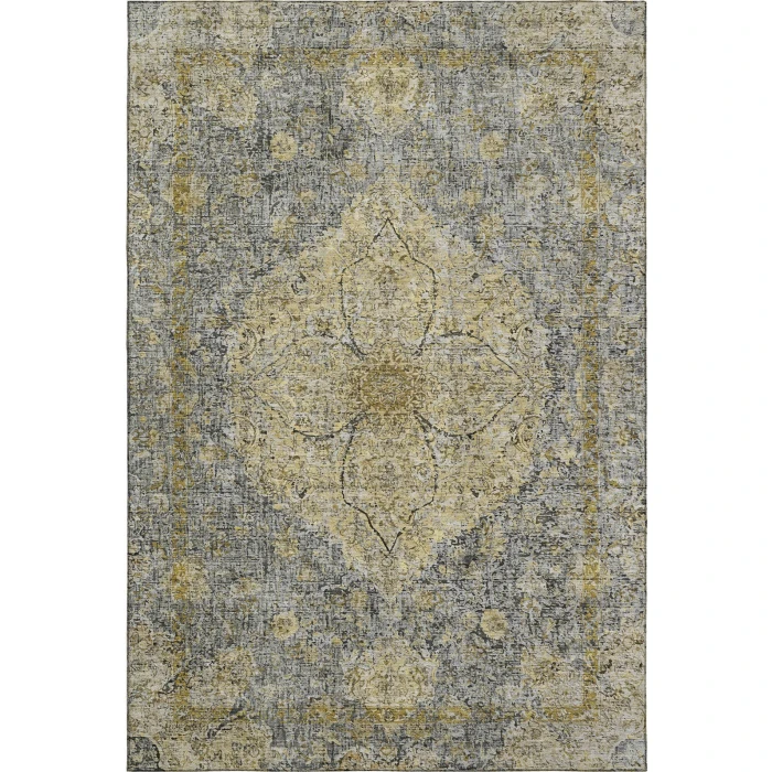 Addison Mayfield Gray AMF2136 - 8ft. Round Rug
