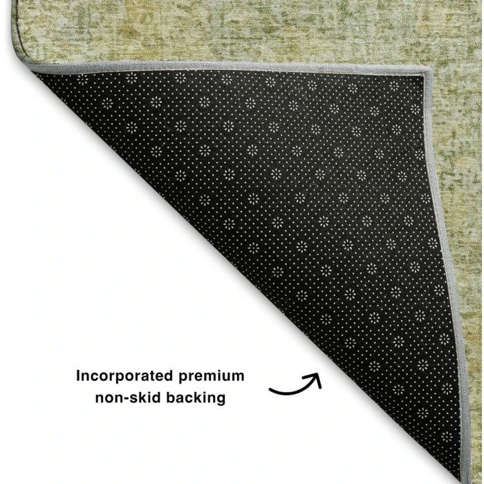 Addison Mayfield Green AMF2136 - 8ft. Round Rug