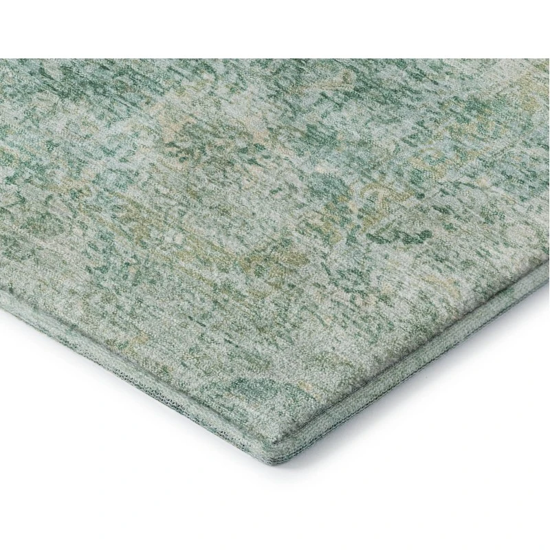 Addison Mayfield Teal AMF2136 - 8ft. Round Rug