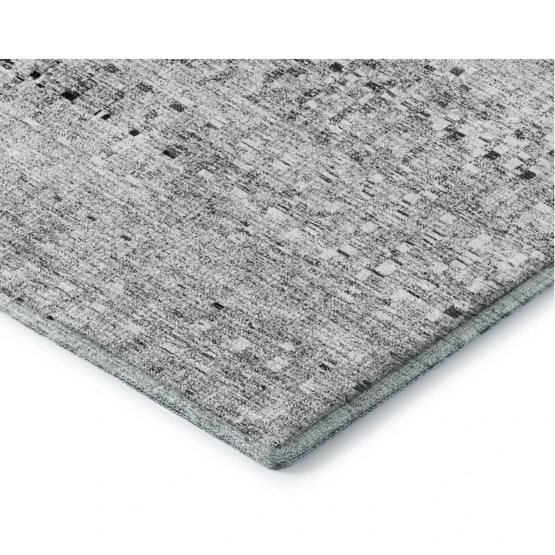 Addison Mayfield Gray AMF2137 - 8ft. Round Rug