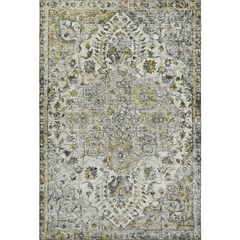 Addison Mayfield Brown AMF2138 - 8ft. Round Rug