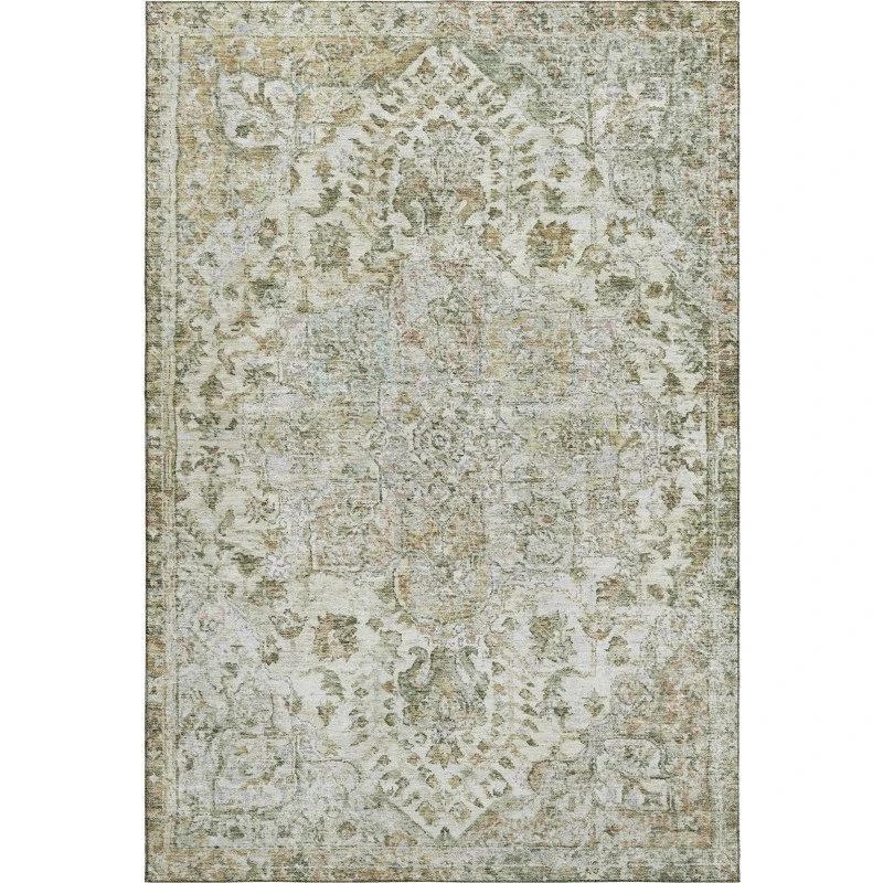 Addison Mayfield Ivory AMF2138 - 8ft. Round Rug