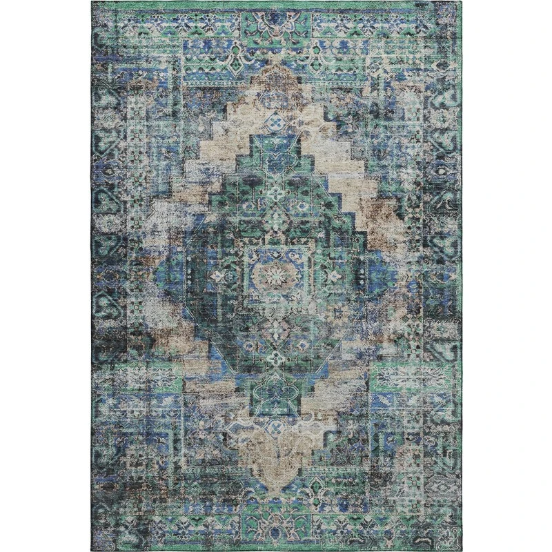 Addison Mayfield Green AMF2139 - 8ft. Round Rug