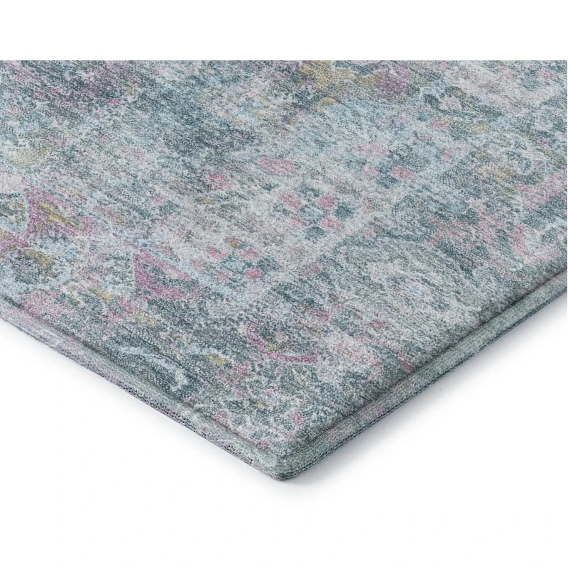 Addison Mayfield Blue AMF2140 - 8ft. Round Rug