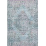 Addison Mayfield Blue AMF2140 - 8ft. Round Rug