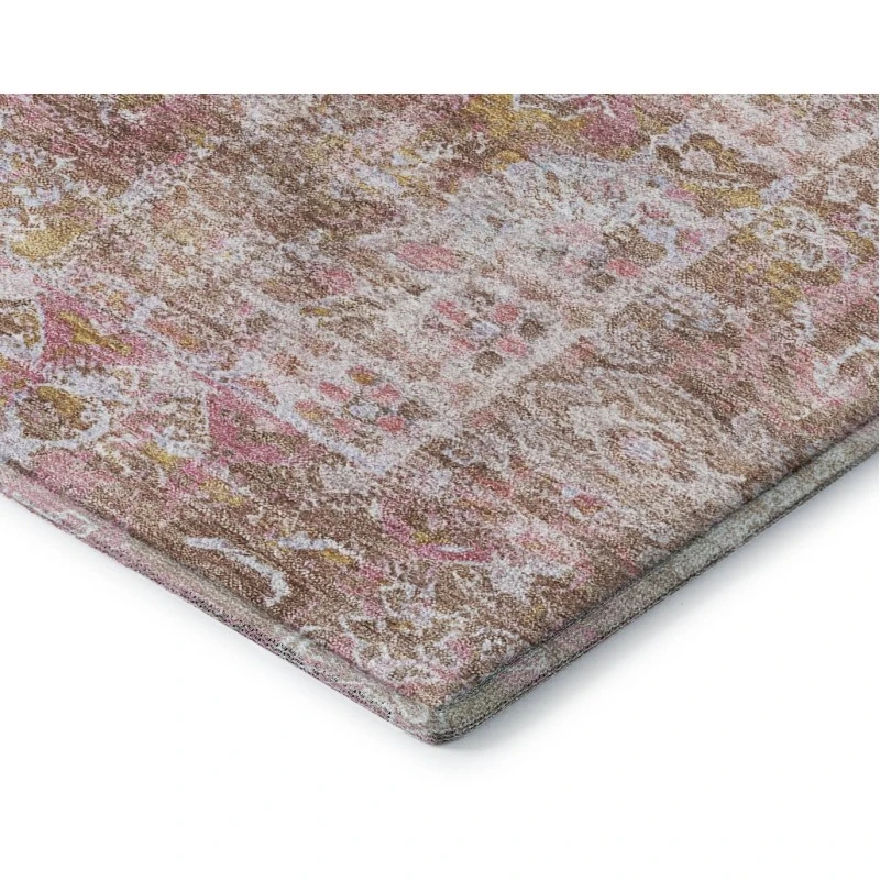 Addison Mayfield Pink AMF2140 - 8ft. Round Rug