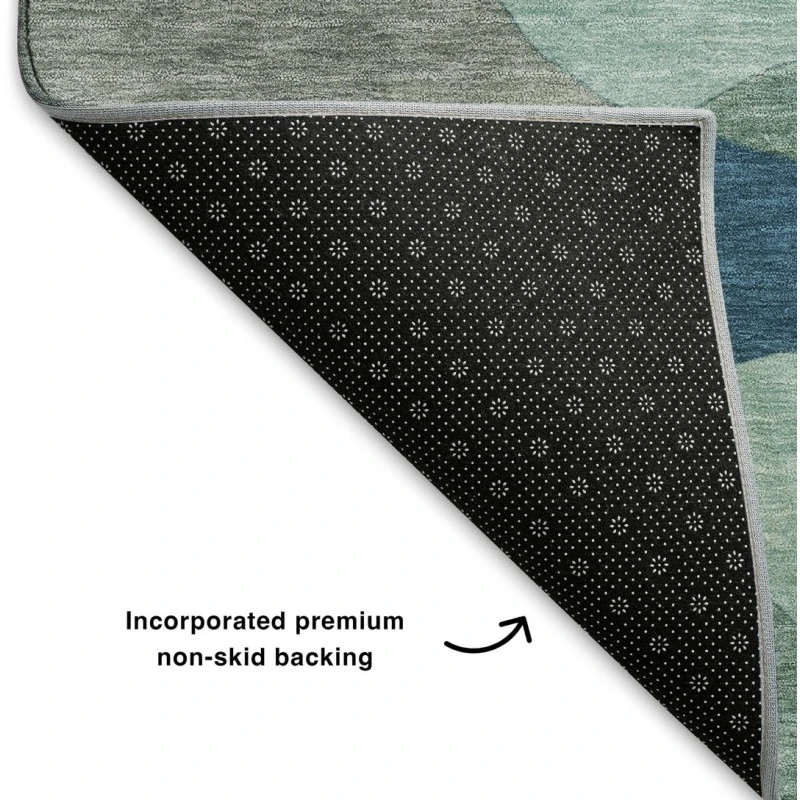 Addison Mayfield Teal AMF2141 - 8ft. Round Rug