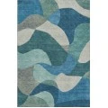 Addison Mayfield Teal AMF2141 - 8ft. Round Rug