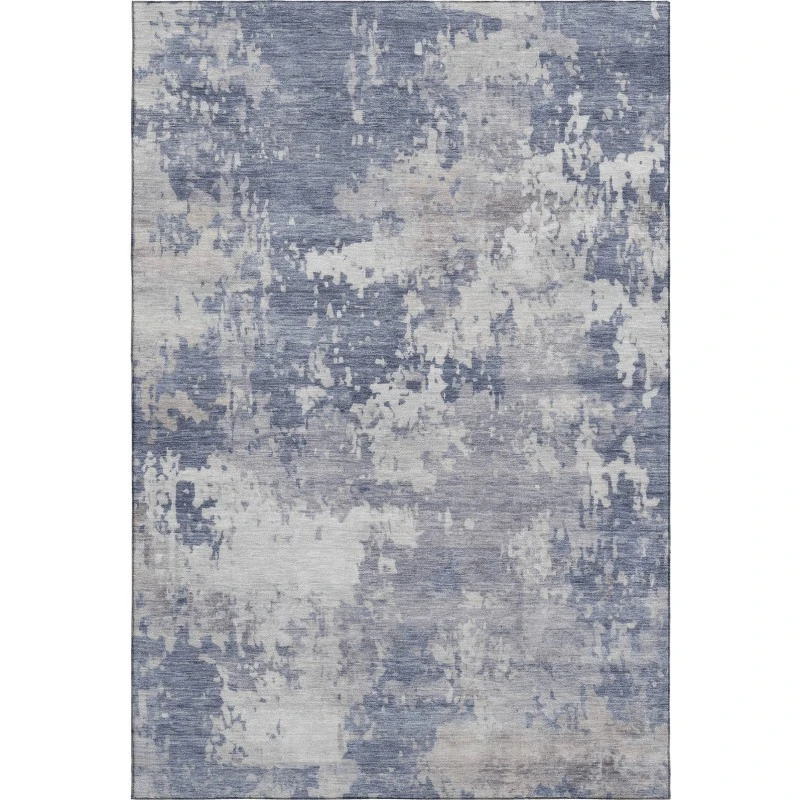 Addison Mayfield Blue AMF2142 - 8ft. Round Rug