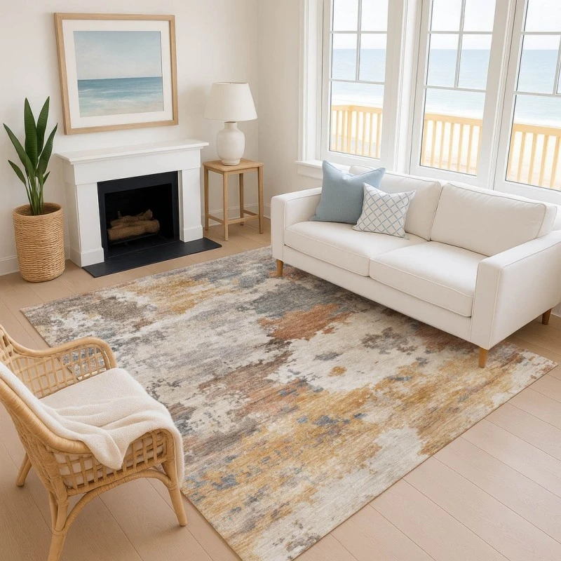 Addison Mayfield Orange AMF2144 9ft. x 12ft. Rect. Rug