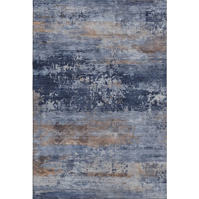 Addison Mayfield Blue AMF2146 - 8ft. Round Rug