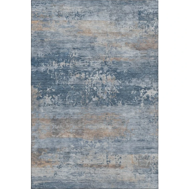 Addison Mayfield Blue AMF2146 - 8ft. Round Rug