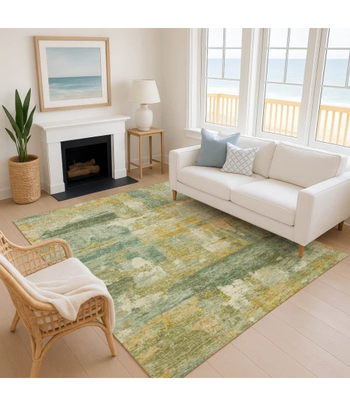 Addison Mayfield Green AMF2147 8ft. x 10ft. Rect. Rug