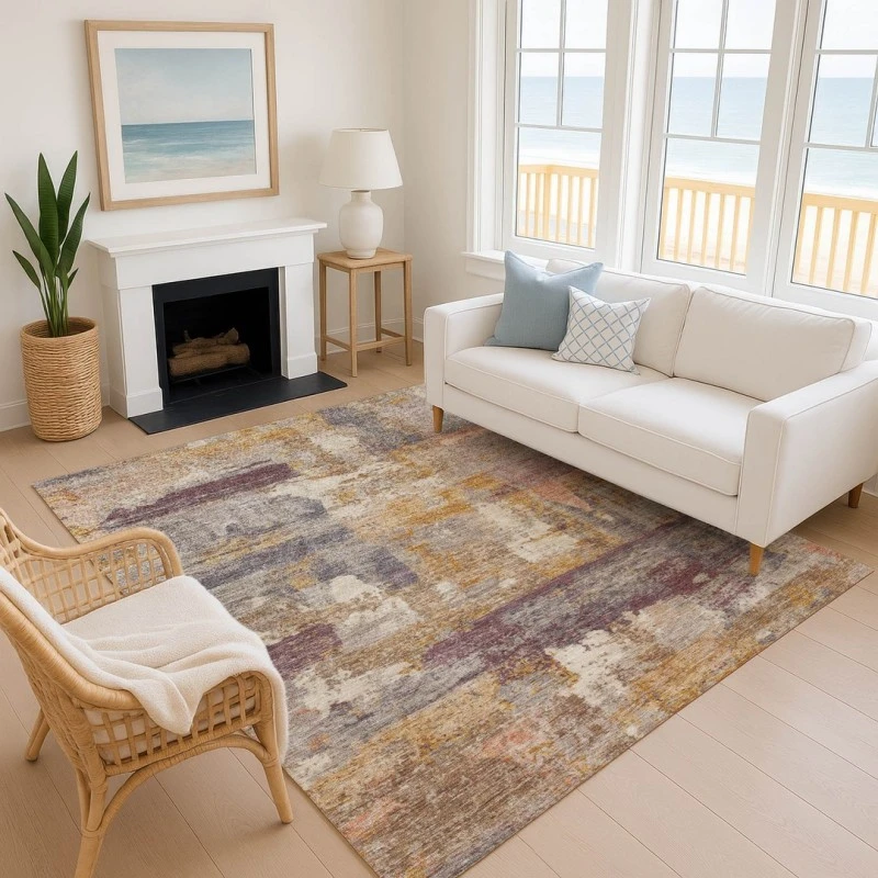 Addison Mayfield Orange AMF2147 9ft. x 12ft. Rect. Rug