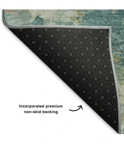 Addison Mayfield Teal AMF2147 9ft. x 12ft. Rect. Rug