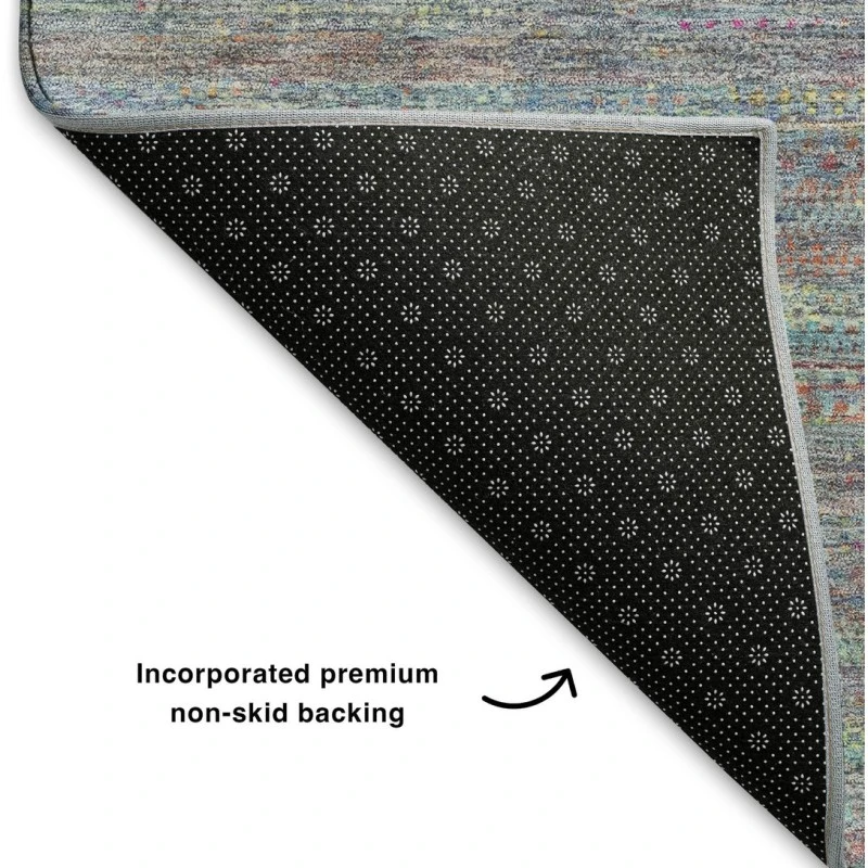 Addison Mayfield Blue AMF2148 - 8ft. Round Rug