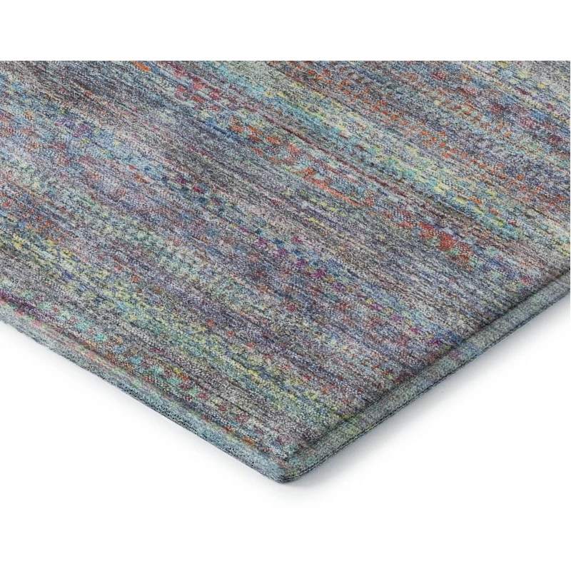 Addison Mayfield Blue AMF2148 - 8ft. Round Rug