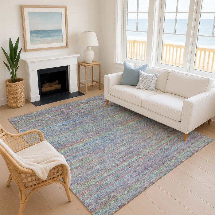 Addison Mayfield Blue AMF2148 8ft. x 10ft. Rect. Rug