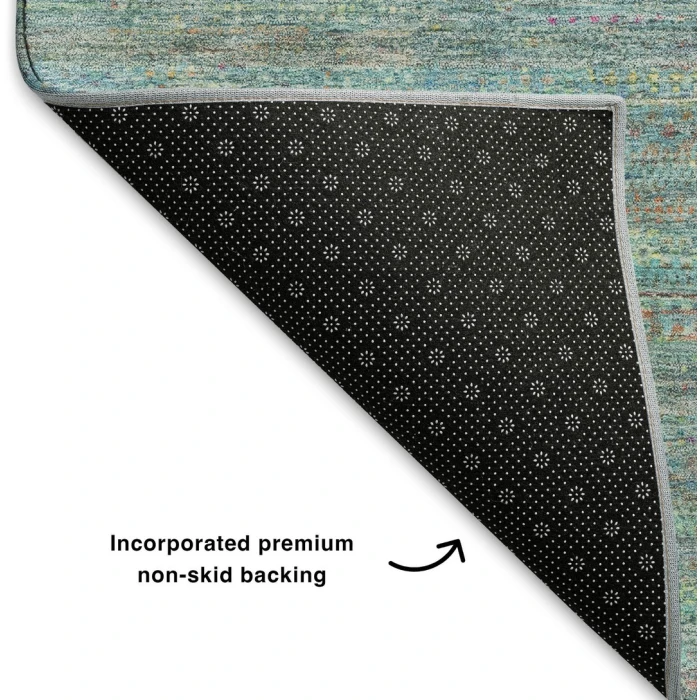 Addison Mayfield Teal AMF2148 8ft. x 10ft. Rect. Rug