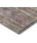 Addison Mayfield Orange AMF2148 - 8ft. Round Rug
