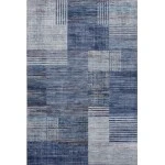 Addison Mayfield Blue AMF2149 - 8ft. Round Rug