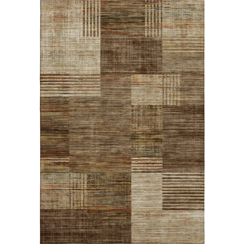 Addison Mayfield Brown AMF2149 - 8ft. Round Rug