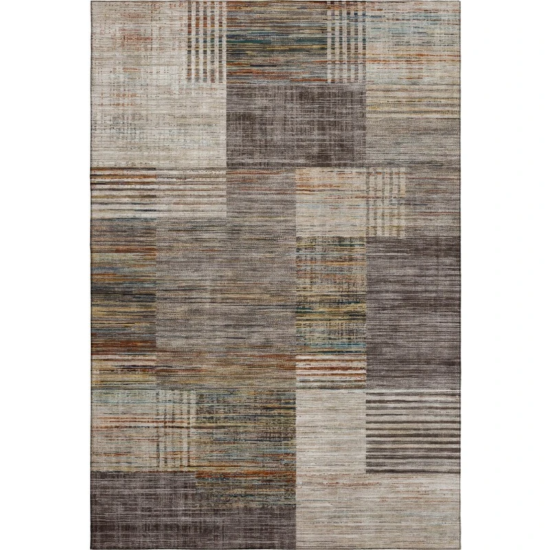 Addison Mayfield Brown AMF2149 - 8ft. Round Rug
