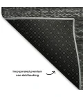 Addison Mayfield Gray AMF2150 - 8ft. Round Rug
