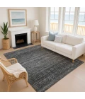 Addison Mayfield Gray AMF2150 - 8ft. Round Rug
