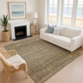 Addison Mayfield Brown AMF2150 - 8ft. Round Rug